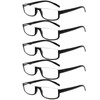 Kerecsen Half Frame Reading Glasses for Men & Women, Lightweight