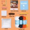 4 PCS Sushi Crochet Kit for Beginners, Starter Crochet Kit,