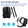2 Pcs Outdoor Backpack Chest Straps, Adjustable Sternum Strap for