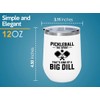 Pickleball White Edition Wine Tumbler 12oz - The sport that's