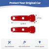 RT-TCZ for Jeep JL Tailgate Hinge Cover Trim Decals Red