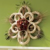 FloraCraft Straw Wreath Form 18 Inch Natural