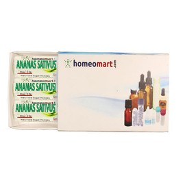 homeomart.com Ananas Sativus Homeopathy Pellets (Pills) in 6C Potency, Pack of 3