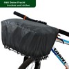 bruwaa Rain Cover Bicycle Basket [Suitable for Front and Rear