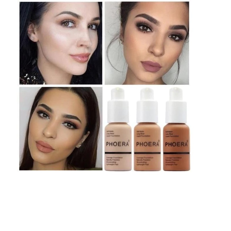 Mupkins Phoera Matte Foundation Full Coverage – 30ml Oil Control