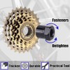 HayLniXy 2PCS Bike Cassette Lockring Tool Multifunctional Freewheel Remover Tool