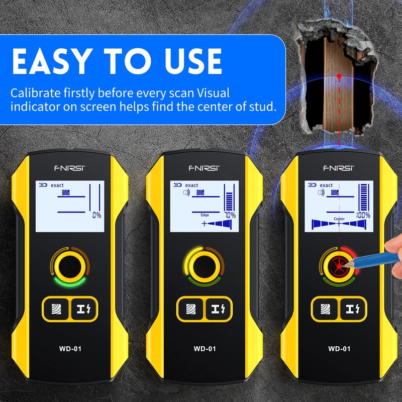 FNIRSI Stud Finder Wall Scanner - 6 in 1 Electronic