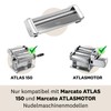 Marcato Atlas Stainless Steel 150 Chitarra Attachment, Silver