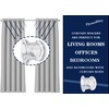 Dymoliitry Curtain Spacers(10 Spacers) - Finials for Drapes - Curtain