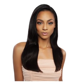 Pristine Brazilian Virgin Remy 7PCS Clip In Hair Extension - STRAIGHT 18" (NATURAL BLACK)