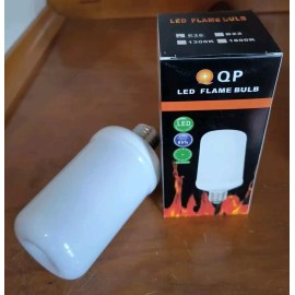 QP LED Blue Dancing Flame Light Bulb Autism Awareness Project Blue Light
