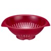 Westmark 2424227R Colander with Recessed Grips, Inner Diameter: 25 cm,