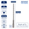 5 PACK OF - 5.5mm x 160mm LONG SDS +