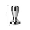Coffee Tamper 49mm Diameter Stainless Steel Barista Espresso Bean Press