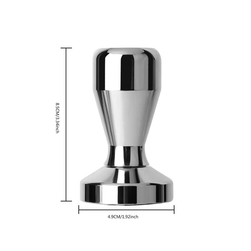 Coffee Tamper 49mm Diameter Stainless Steel Barista Espresso Bean Press