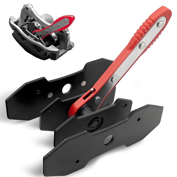 Brake Caliper Press Tool with 360 Degree Swing Ratchet, Brake