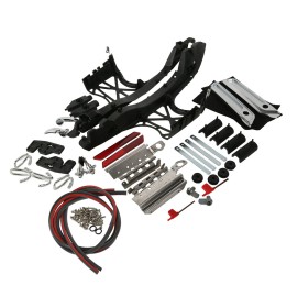 TCMT One Touch Opening Saddlebag Latch Lids Hardware Cover Kit Fit For Harley 14-23
