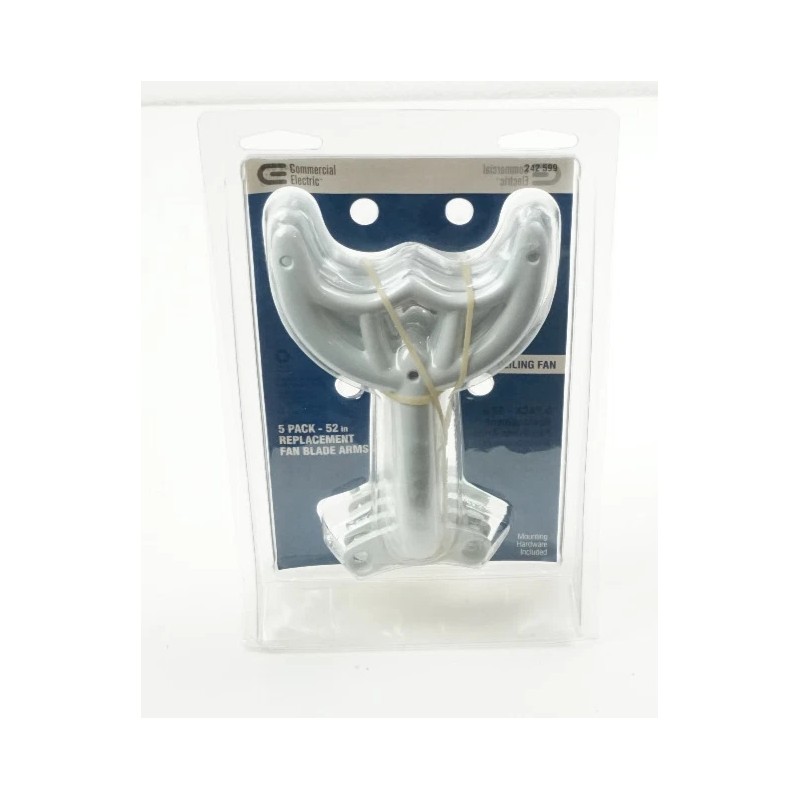 Commercial Electric 52" Ceiling Fan Replacement Blade Arms 5 Pack