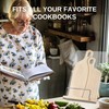 Bamboo Cookbook Stand for Your Kitchen Counter, Adjustment Recipe Book