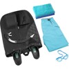 Swim Bag Mesh Drawstring Backpack with Wet Pocket for Swimming,