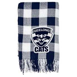 Geelong Cats Tartan Throw