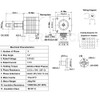 Iverntech NEMA 17 Stepper Motor with Integrated 210mm T8 Lead