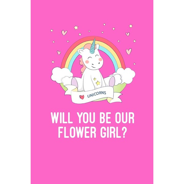 Will You Be Our Flower Girl?: Flower Girl Proposal Unicorn