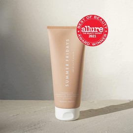 Summer Fridays Summer Silk Loción corporal nutritiva - Loción corporal hidratante con ácido hialurónico, manteca de karité, aceite de semilla de uva y manteca de cacao, hidratante no grasa para piel seca (6.7 onzas líquidas) Daily Body Moisturizer with Hy