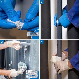 WEICON Pipe Repair Kit 5/15 | 5 cm x 1.5 m | Repair kit for Pipes, Cables & conduits