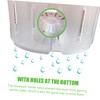 Kisangel 9pcs Orchid Pots Use Breathable Design Drainage Holes for
