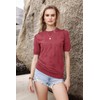 Arach&Cloz Womens Spring Summer Tops 2025 Fashion Short Sleeve Sweater