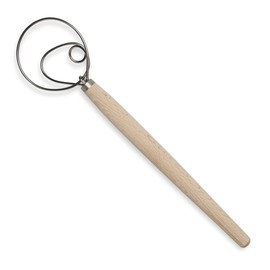 SCI Scandicrafts Danish Dough Hand Whisk/Mixer 14", brown