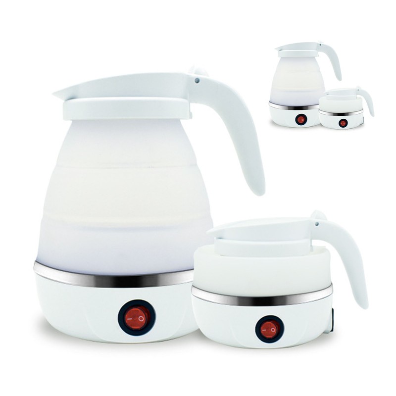 Portable Silicone Folding Travel Electric Kettle Collapsible Electric Kettle for
