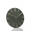 Thomas Kent London Mulberry Olive Green Small Mantel Clock