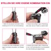 ZHEGE TSA Luggage Lock, 4-Digit TSA Combination Padlock, Suitcase Lock