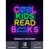 Lumoonosity Cool Kids Read Books Neon Sign - Reading Neon