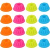 Moldes para magdalenas, 12 unidades, de silicona, para magdalenas, antiadherentes,