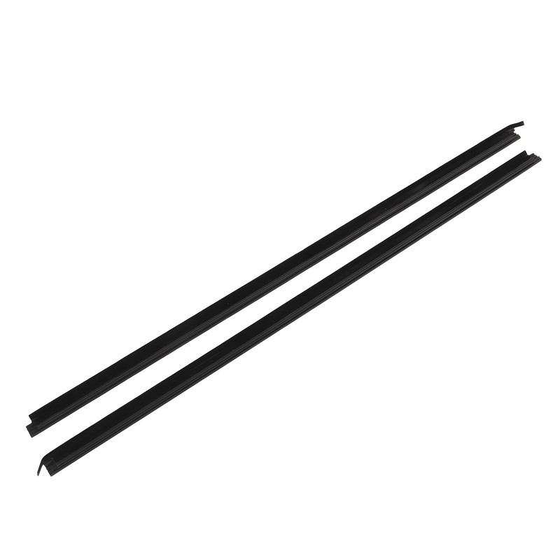 2Pcs Car Weatherstrip Window Seal 80821 01G00 Black Reliable Rugged
