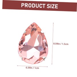 Gadpiparty 50Pcs Mixed Style Glass Rhinestones for DIY Crafts Lightweight Decorative Claw Rhinestones for Clothing Phone Cases and Accessories