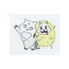 Sunstar Stationery 792132 Chiikawa Lipeta Anoko & Dekatsuyo Sticker, Peel