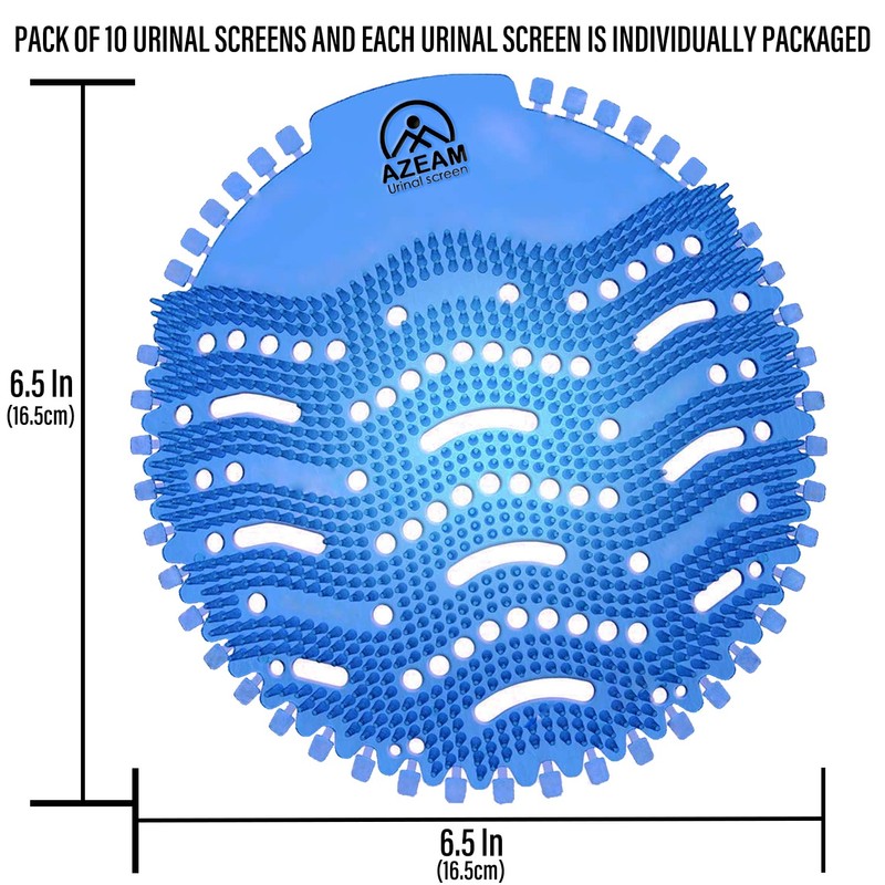 Urinal Screens Deodorizer,10 Packs Urinal Mats Pads Deodorizer for Bathroom,