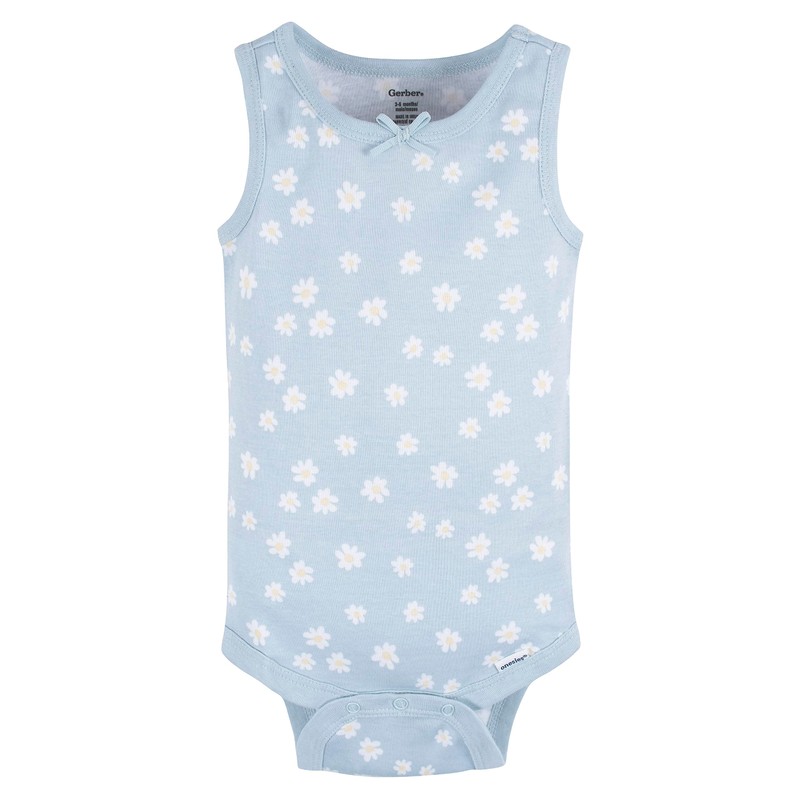 Gerber - Body sin mangas para bebé y niña, Flor