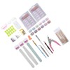 Nail Manicure Set Glitter Powder Nail Tips Brush Nail Art