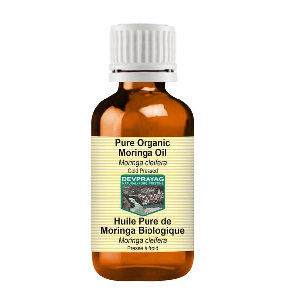 Devprayag Pure Moringa Oil (Moringa oleifera) Natural Therapeutic Grade Cold