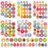Pack of 12 Easter stickers, Easter egg stickers, Easter egg