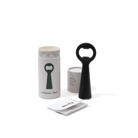 L'ATELIER du VIN Le Brasseur - Black - Classic Bottle Opener with Comfortable Grip