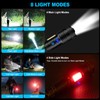 Alicegirl Rechargeable Flashlights High Lumens, 90,000LM Super Bright Flashlight, Adjustable