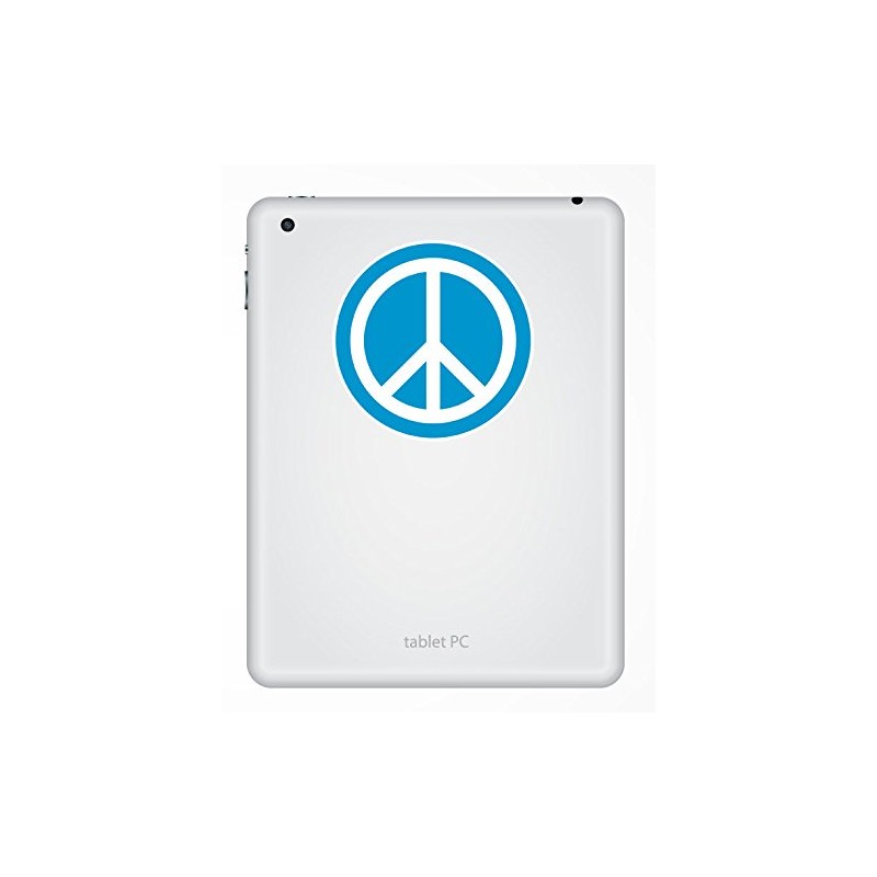 2 x 10cm Peace Vinyl Sticker Symbol Hippy Camper Van