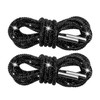 BYERUITE 1 Pair Rhinestone Shoe Laces, 15.8 Inches Glitter Ropes