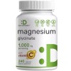 Deal Supplement Magnesium Glycinate 500mg / 1000mg Plus Vitamin C,